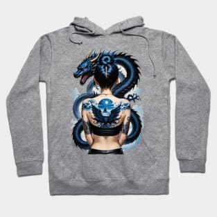 Tattooed Girl and The Cloud Dragon Hoodie